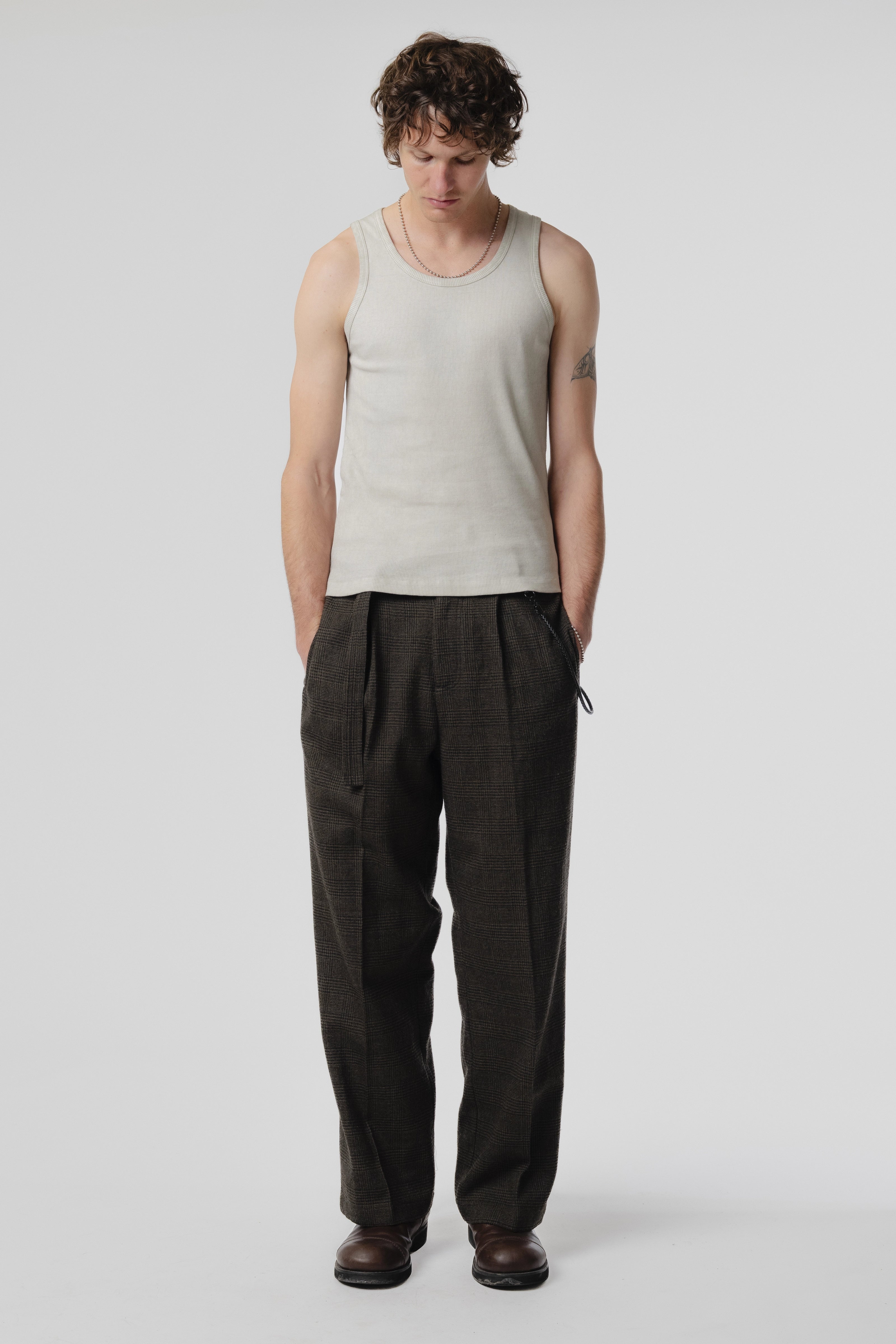 Limit Trouser - Green/Black Plaid