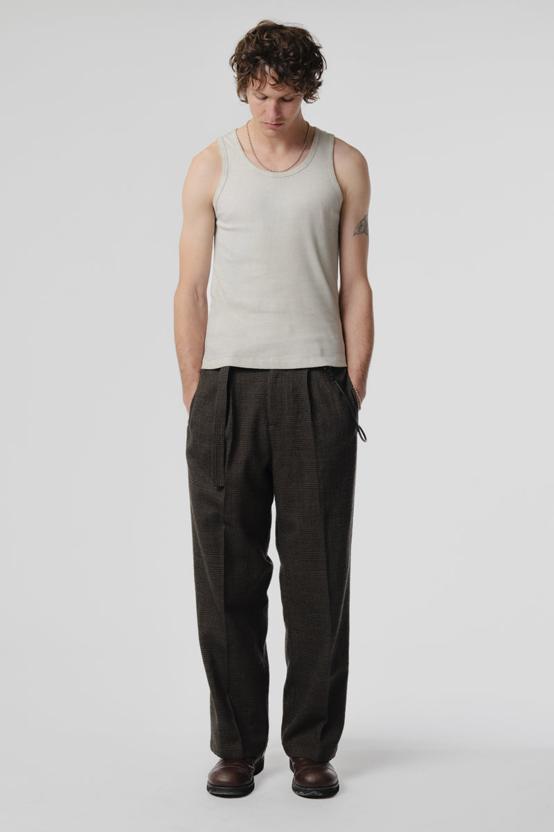 Limit Trouser - Green/Black Plaid