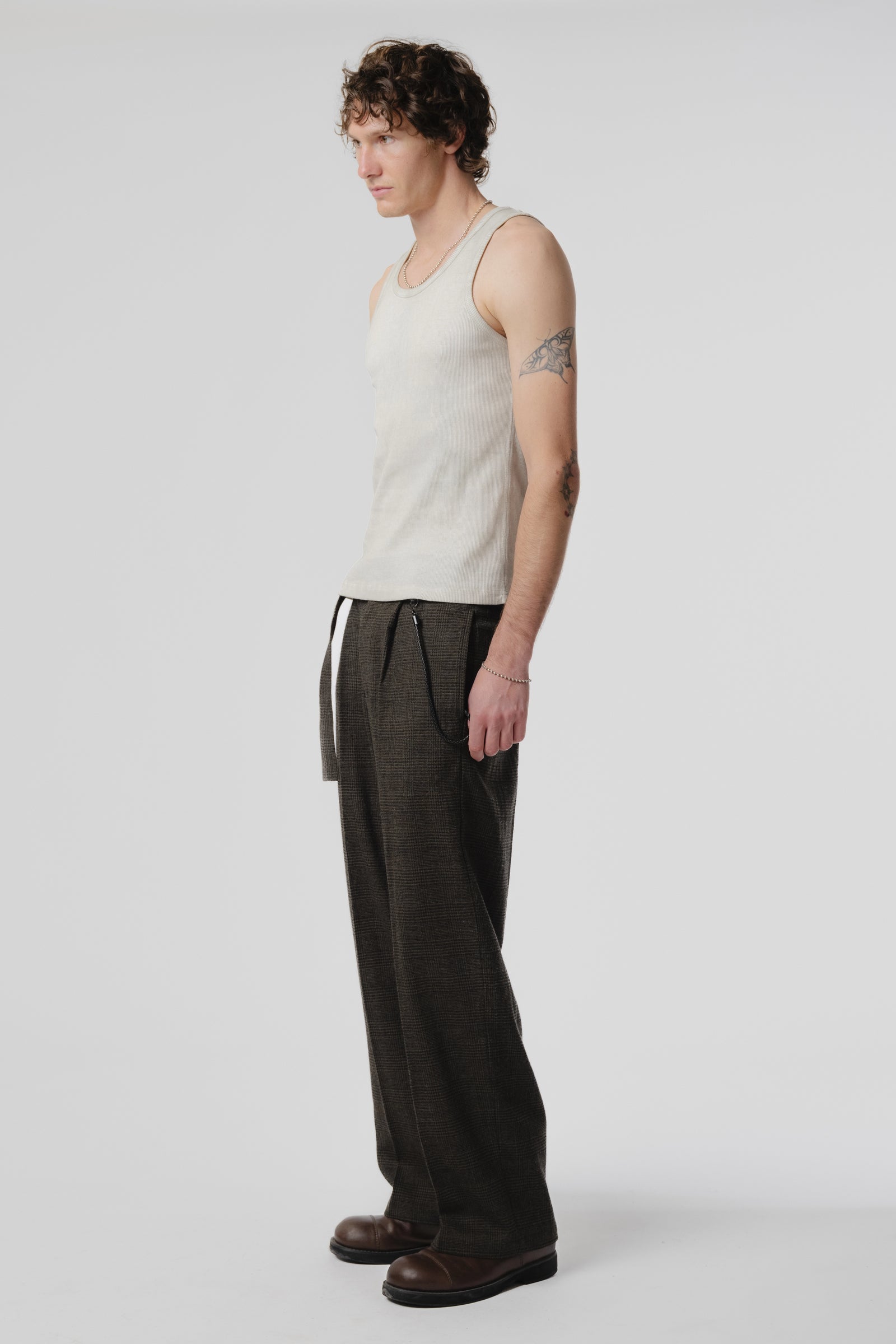 Limit Trouser - Green/Black Plaid