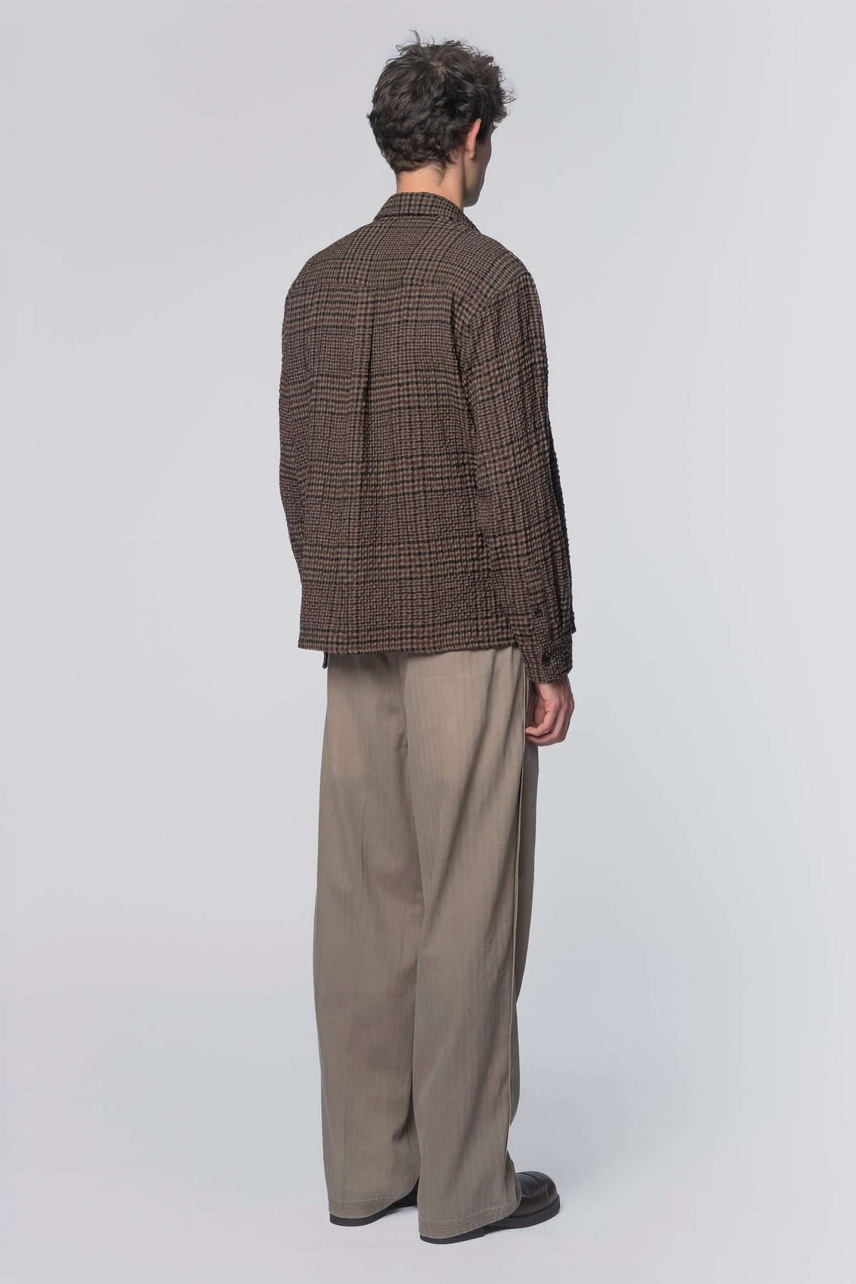 LS POCKET SHIRT - EARTH CHECK