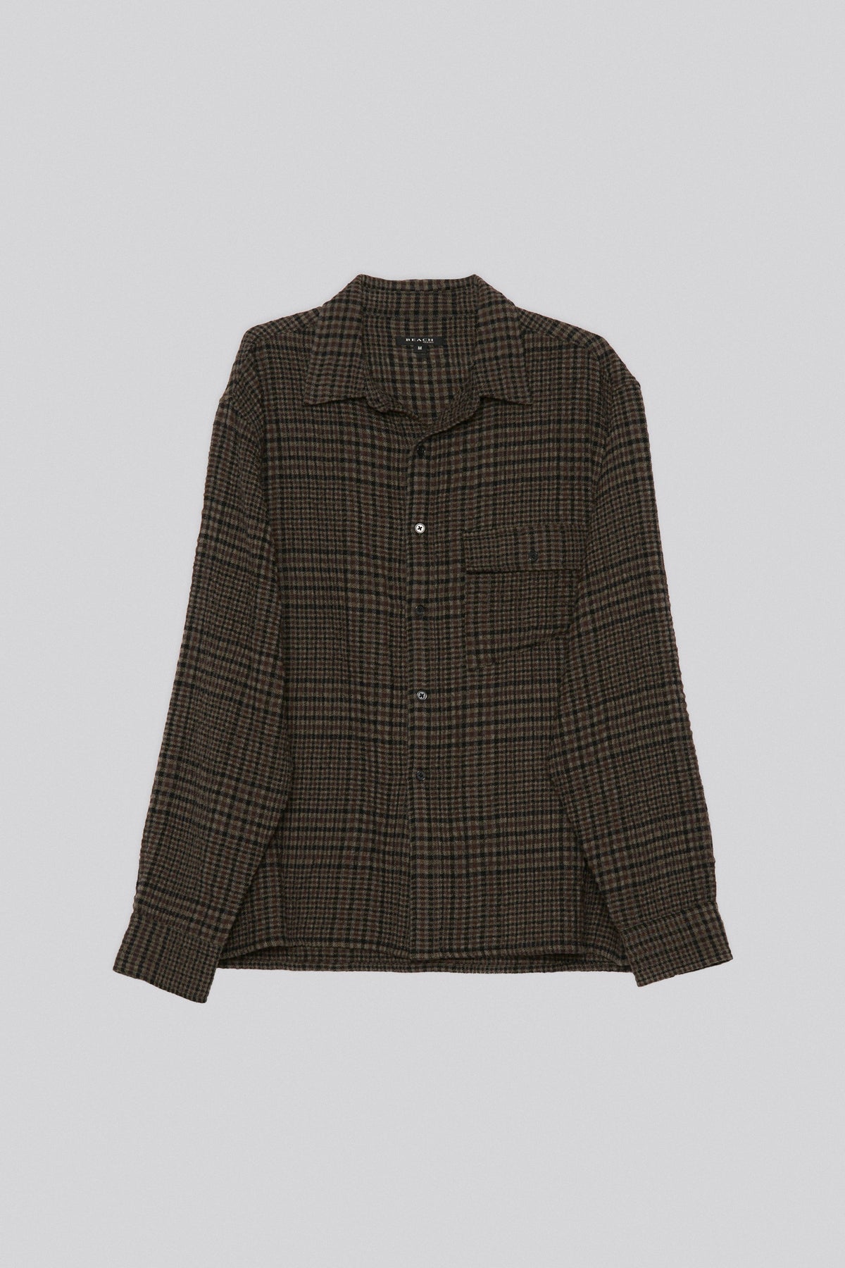 LS POCKET SHIRT - EARTH CHECK