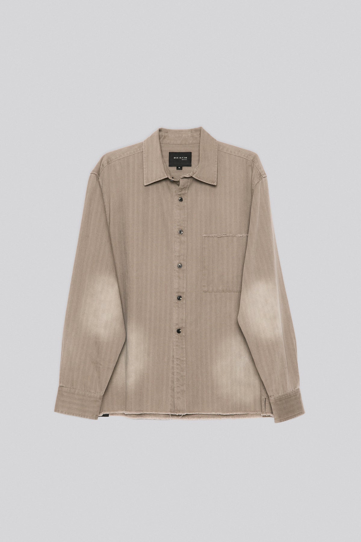 LS POCKET SHIRT- SUN FADED FAWN
