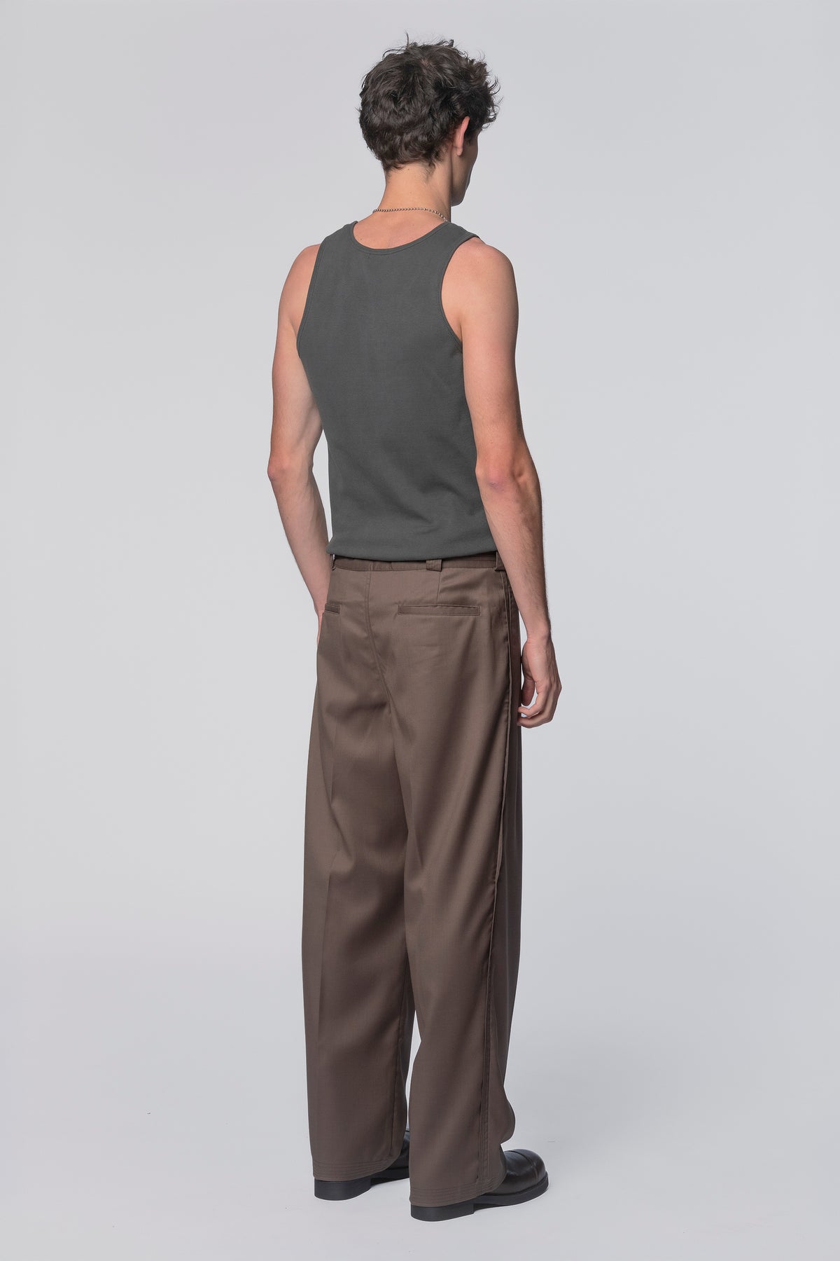 ABOVE THE CLOUDS X BEACH BRAINS - PLEATED WORK PANT