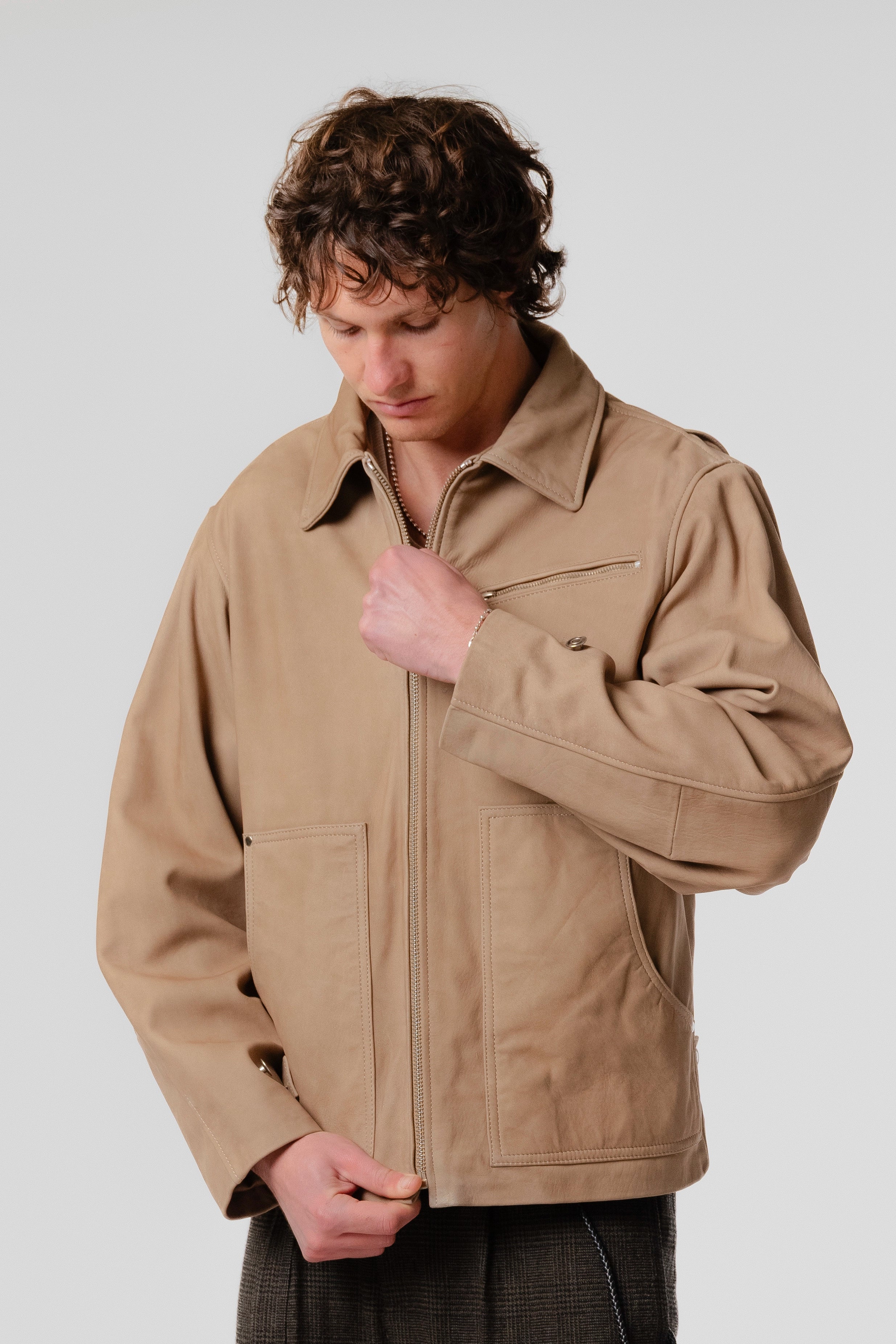 Welding Jacket - Tan