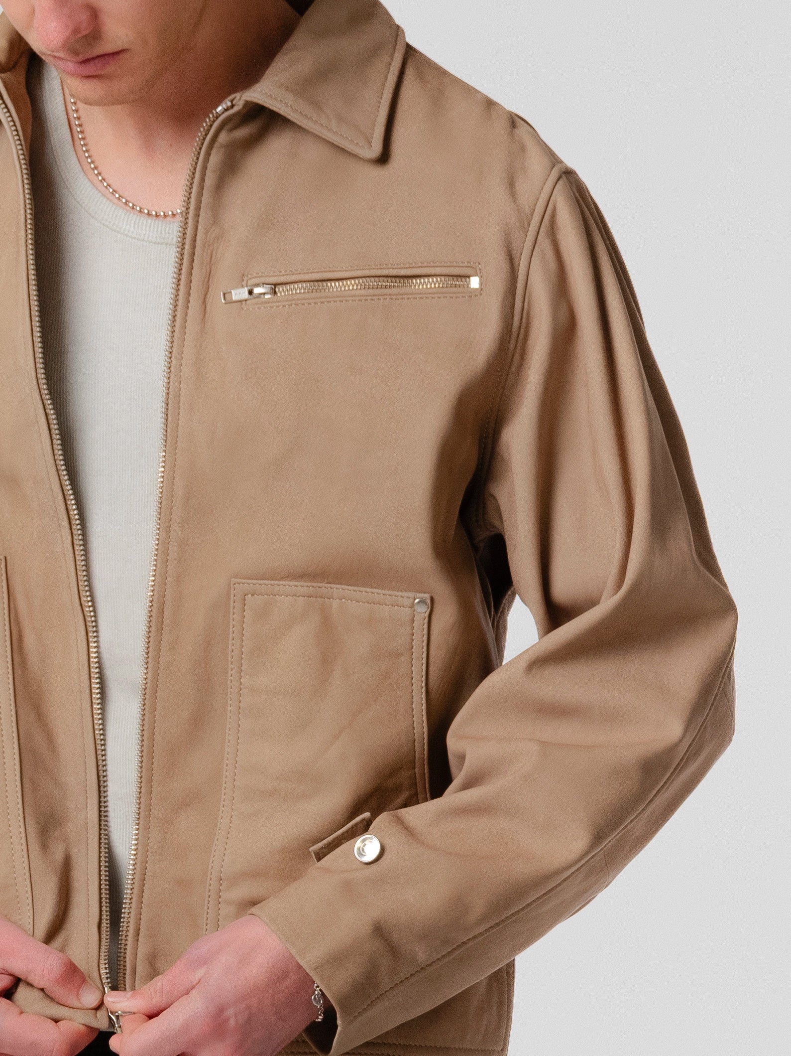 Welding Jacket - Tan