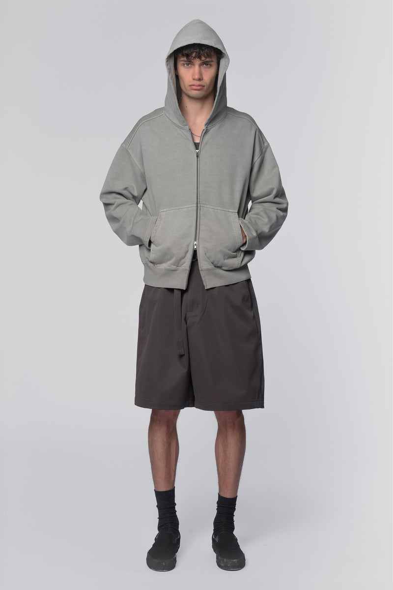 TOUR ZIP HOOD - STONE
