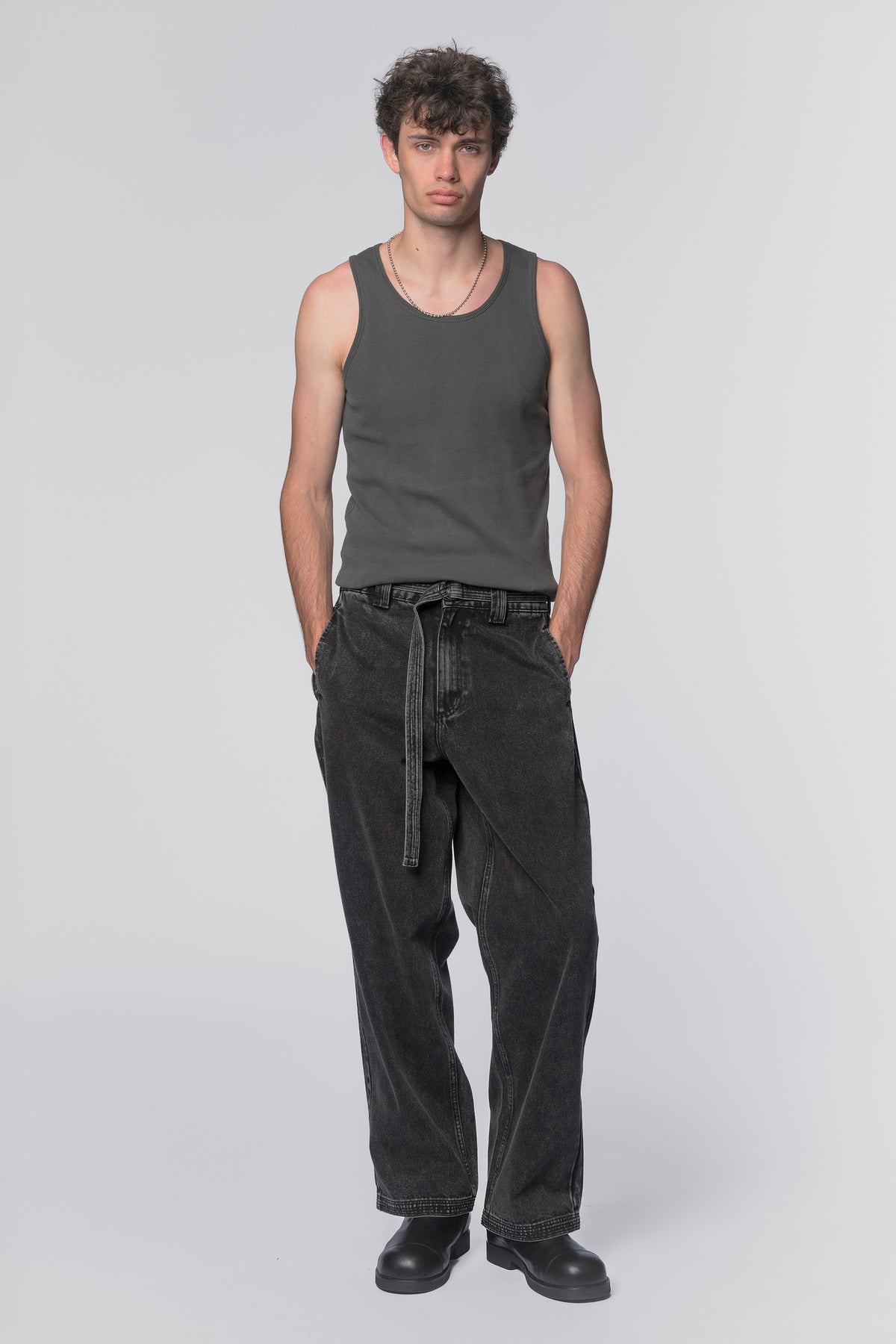 Work Cut Jeans - Washed Black