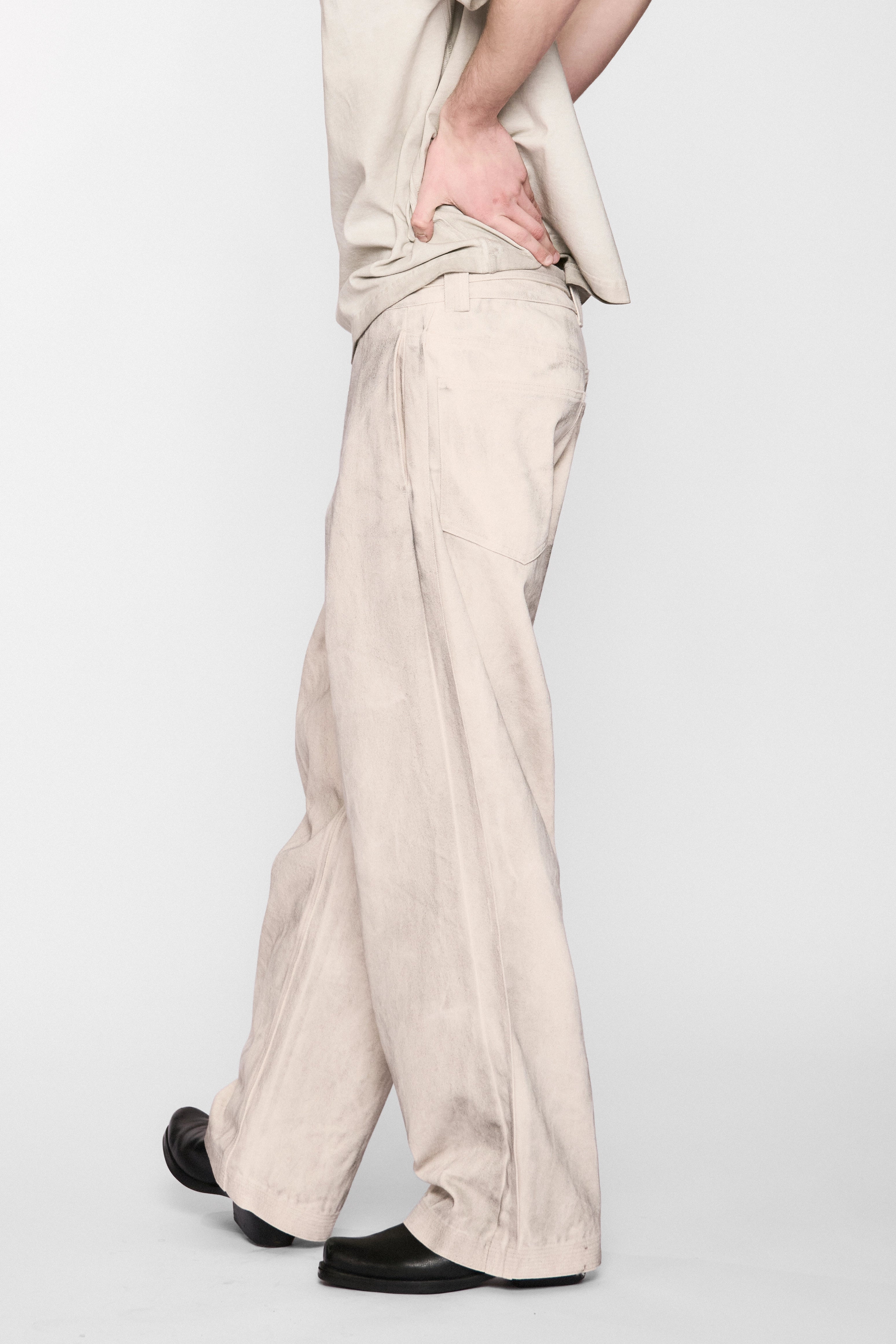 Work Cut Jeans - Ecru